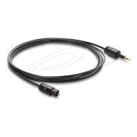 Delock Digitales Audio-Kabel (optisch) - Mini-TOSLINK männlich zu TOSLINK weiblich