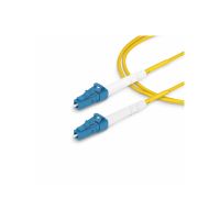 StarTech.com 10m (32.8ft) LC to LC (UPC) OS2 Single Mode Simplex Fiber Optic Cable, 9/125µm, Laser Optimized, 40G/100G, Bend Insensitive, Low Insertion Loss - LSZH Fiber Patch Cord (SPSMLCLC-OS2-10M)