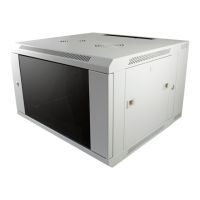 ALLNET SMB Series - Schrank Netzwerkschrank - geeignet für Wandmontage - Hellgrau, RAL 7035 - 12U - 48.3 cm (19")