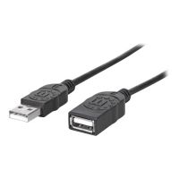 IC Intracom Manhattan USB-A to USB-A Extension Cable, 1.8m, Male to Female, 480 Mbps (USB 2.0)