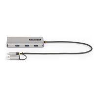 StarTech.com USB-C Multiport Adapter w/Attached USB-C to USB-A Dongle, Dual HDMI (4K30Hz/1080p60Hz)