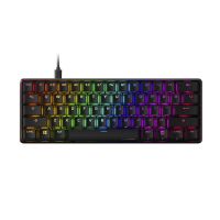 Kingston HyperX Alloy Origins 60, Kabelgebunden, USB, Mechanischer Switch, QWERTY, RGB-LED, Schwarz