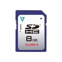 V7 VASDH8GCL4R - Flash-Speicherkarte - 8 GB - Class 4