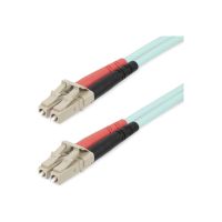 StarTech.com 20m (65ft) LC/UPC to LC/UPC OM4 Multimode Fiber Optic Cable, 50/125µm LOMMF/VCSEL Zipcord Fiber, 100G Networks, Low Insertion Loss, LSZH Fiber Patch Cord - Patch-Kabel - LC/UPC Multi-Modus (M)