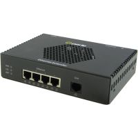 Perle Systems Perle eXP-4S1110PE-RJ-XT, 100 m, 1000 Mbit/s, 10/100/1000Base-T(X), IEEE 802.3, IEEE 802.3ab, IEEE 802.3u, Schwarz