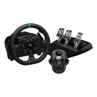 Logitech G G923 SE, Lenkrad + Pedale + Joystick, PC, PlayStation 4, PlayStation 5, 900°, Kabelgebunden, USB 2.0, Schwarz
