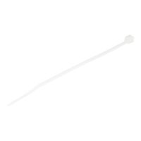 StarTech.com Kabelbinder 100x2 mm - Selbstsichernde Nylon-Kabelbinder mit Gebogener Spitze, Bündeldurchmesser bis zum 22 mm, 8 kg Zugfestigkeit, 94V-2/UL, 100 Stück - Weiß (CBMZT4N)
