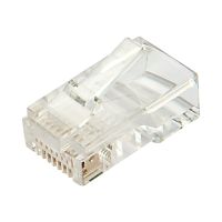 Lindy Netzwerkanschluss - RJ-45 (M) - UTP - CAT 5e - durchsichtig - (Anzahl pro Packung: 10)