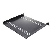 StarTech.com Belüfteter Server Rack Fachboden 1 HE - 40,6 cm Tief - Stahl - Rack - Regal - Schwarz - 1U - 40.6 cm (16")