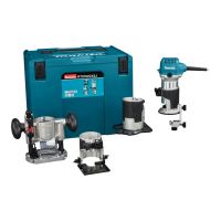 Makita RT0702CX3J - Trimmrouter - 710 W - Klemmbuchse
