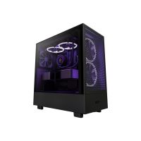 NZXT H series H5 Flow - Mid tower - E-ATX - Seitenteil mit Fenster (gehärtetes Glas)