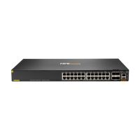 HPE Aruba Networking CX 6200F 24G Class 4 PoE 4SFP 370W Switch - Switch - max. Stapelentfernung 10 km - L3 - managed - 24 x 10/100/1000 (PoE+)