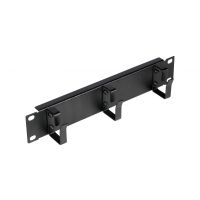 Equip EZMR-10-B, Kabelring, Schwarz, Metall, 1U, 25,4 cm (10"), 254 mm