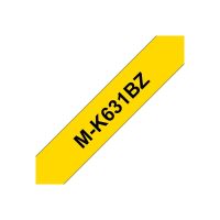 Brother M-K631BZ - Schwarz auf Gelb - Rolle (0,9 cm x 8 m)