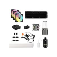 Corsair Hydro X Series iCUE LINK XH405i RGB - Satz für flüssiges Kühlsystem - mit Temperatursensor - Kühlergröße: 360 mm - (für: AM4, LGA1700, AM5)
