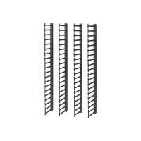 APC Rack - Kabelführungssatz - Schwarz - 20U - TAA-konform (Packung mit 4)