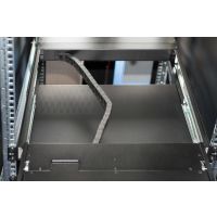 DIGITUS 17" LCD KVM Konsole, 8-Port VGA, schweizer Tastatur