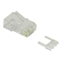 VALUE Netzwerkanschluss - RJ-45 (M) - ungeschirmt - CAT 6e - durchsichtig (Packung mit 10)
