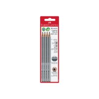 FABER-CASTELL GRIP 2001 - Bleistift - Grafit - 2B, B, H, HB (Packung mit 4)