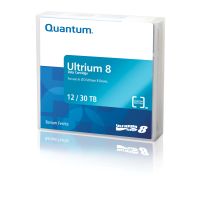 Quantum MR-L8MQN-02, Leeres Datenband, LTO, 12 TB, 30 TB, 2,5:1, Rot