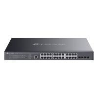 TP-LINK Omada SG3428XMPP, Managed, L2+, Gigabit Ethernet (10/100/1000), Power over Ethernet (PoE), Rack-Einbau, 1U