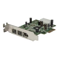 StarTech.com 3 Port 800+400 FireWire PCI Express Schnittstellen Low Profile Combo Karte