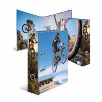 HERMA Motiv-Ordner A4 Mountain Bike, A4, Karton, Mehrfarbig, 7 cm, Leiter, 1 Stück(e)