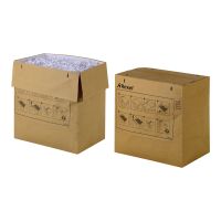 Rexel Recyclable Waste Sack - Müllbeutel - hellbraun (Packung mit 50)