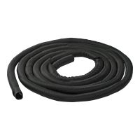 StarTech.com 15' (4.6m) Cable Management Sleeve, Flexible Coiled Cable Wrap, 1-1.5" diameter Expandable Sleeve, Polyester Cord Manager/Protector/Concealer, Black Trimmable Cable Organizer - Cable & Wire Hider (WKSTNCM2)
