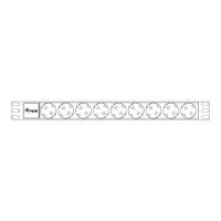 Equip Stromverteilungseinheit (Rack - einbaufähig) - Wechselstrom 250 V - 3.5 kW - Ausgangsanschlüsse: 9 - 1U - 48.3 cm (19")