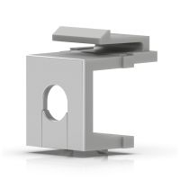 Ubiquiti UACC-Keystone-Blank-Insert-TH, Kabeleinsatz, Polycarbonat (PC), Weiß, 16,3 mm, 14,6 mm, 18 mm