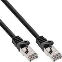 InLine 25er B-Pack Patchkabel - SF/UTP - Cat.5e - schwarz - 5m