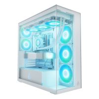 Arctic Xtender (White) Premium E-ATX PC-Gehäuse, Midi Tower, PC, Weiß, EATX, Metall, Gehärtetes Glas, Gaming