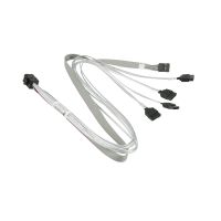Supermicro Internes SAS-Kabel - mit Sidebands - 4x Mini SAS HD (SFF-8643)