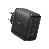 Ugreen Netzteil - 65 Watt - 5 A - PD 3.0, QC 4.0+ - 4 Ausgabeanschlussstellen (3 x USB-C, USB)