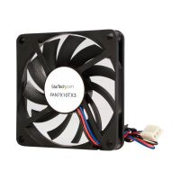 StarTech.com 70mm Gehäuselüfter - Lüfter 7cm für PC Gehäuse mit 3-pin Molex Stecker (70mmx70mmx10mm)