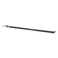 DIGITUS Basis IT PDU, 1-phasig 32A, 24 x C13, 2 x C19, 4 x Schutzkontaktsteckdose, 3 m Zuleitung, IEC 60309 32 A Stecker