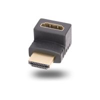 StarTech.com Down Angle HDMI 2.0 Adapter, 90-Degree HDMI Port Saver, M/F