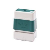 Brother 1438 - Stempel - vorgetränkt - Grün - Benutzerdefinierter Text - 14 x 38 mm (Packung mit 6)