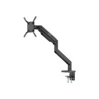Manhattan Befestigungskit (Klemmmontagesockel, mechanische Feder, schwenkbarer Arm) - vollbeweglicher einstellbarer Arm - für Curved Panel/Flat Panel - Aluminium - Schwarz - Bildschirmgröße: 43.18-124.5 cm (17"-49")