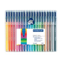 STAEDTLER triplus color - Filzstift - verschiedene Farben - wasserbasierte Tinte - 1 mm (Packung mit 20)