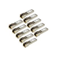 StarTech.com Gigabit RJ45 Kupfer SFP Transceiver Modul - HP J8177C kompatibel 1000Base-T - Mini GBIC - 10er pack - SFP (Mini-GBIC)-