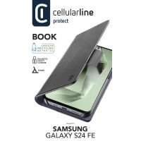 Cellularline 8018080487941, Geldbörsenhülle, Samsung, GALAXY S24FE, 17 cm (6.7"), Schwarz