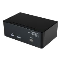 StarTech.com 2 Port DVI USB KVM Switch mit Audio und USB 2.0 Hub