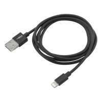 Ansmann 1700-0078, 1,2 m, USB A, Lightning, Männlich, Männlich, Schwarz