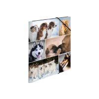 HERMA Aktenmappe mit 3 Klappen - für A4 - Hunde