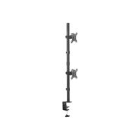 DIGITUS Dual Vertikal Monitorhalterung, 2x 32", 2x 8 kg