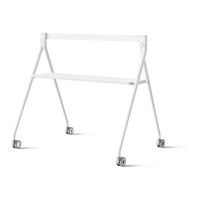 Yealink MB-FloorStand-650T - Wagen - für Flachbildschirm - weiß - Bildschirmgröße: 165.1 cm (65")