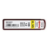 rOtring Tikky - Bleistiftmine - Hi-Polymer - HB - 0.35 mm (Packung mit 12)