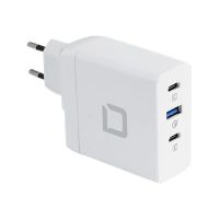 Dicota Universal PRO - Netzteil - GaN-Technologie - 100 Watt - 5 A - PD 3.0, QC 4.0+ - 3 Ausgabeanschlussstellen (2 x USB-C, USB)